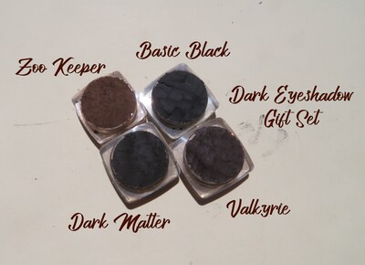 4 Piece Dark Matte Mineral Eyeshadow Gift Set - 5 GRAM Gift Set - image5